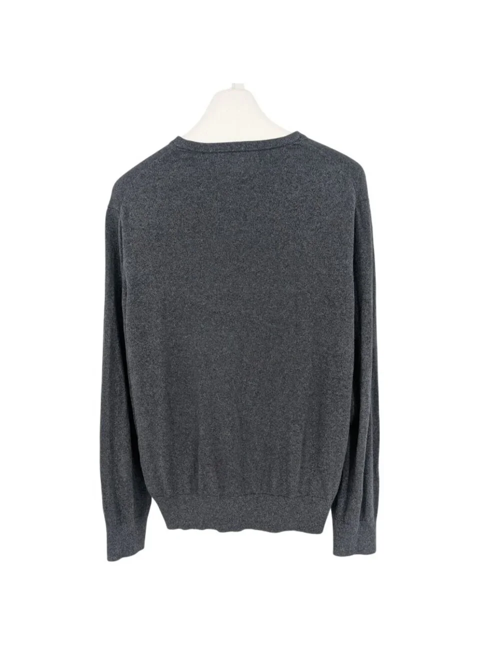 Banana Republic Silk Blend V Neck Sweater Old Money Minimalist Pullover XLarge
